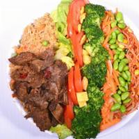 Braised Beef Tendon Rice Bowl · 