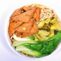 Taiwan Braised Tofu Noodle Soup · 