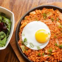Kimchi Fried Rice With Egg · 