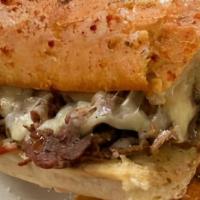 Philly Steak Sub · The Philly Steak sub comes regular with Mozzarella cheese only. Toppings for an additional c...