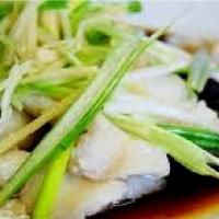 Steamed Fish Filet Ginger & Onion · 