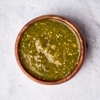 Salsa Verde · Roasted tomatillos, cilantro and jalapeno make up Tributo's Salsa Verde.