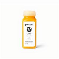 Vitality Shot · What's in this juice? It's a blend of coconut water, turmeric, lemon and black pepper. These...