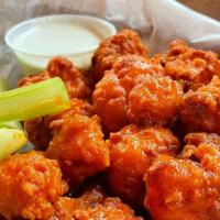 Cauliflower Wings · One pound of our cauliflower boneless veggie wing.