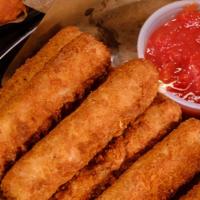 Mozzarella Sticks · With house marinara