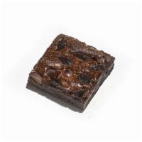 Mary Jane'S Triple Chocolate Brownie · A buttery chocolate, chewy brownie generously loaded with bittersweet and semi-sweet chocola...