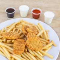 Nuggets · With French fries and drink.