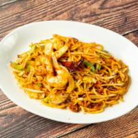 Chow Mein · Vegan/Vegetarian. Stir-fried noodles with carrot, cabbage, green & red pepper, scallion, and...