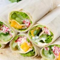 California Wrap · Chicken, roasted pepper, avocado, tomato and ranch dressing.