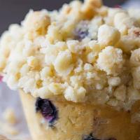 Blueberry Crumb Muffin · 
