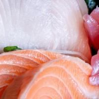 Coast Sashimi · Salmon, tuna, hamachi (2 pcs.. each), ginger, fresh wasabi.