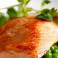 Scottish Salmon · Coast Seafood Restaurant favorite: seasonal veggies and beurre blanc sauce or teriyaki sauce...