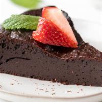 Flourless Chocolate Cake · Gluten free.