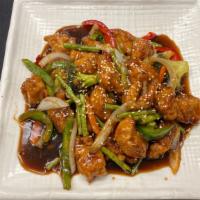 Special Chicken (Dinner) · lightly fried chicken with chef special sauce sprinkle with sesame seed