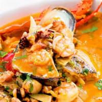 Parihuela · Peruvian style seafood soup