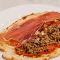 Meat Lovers · Fresh mozzarella, Italian fennel sausage, organic pepperoni and prosciutto di parma D.O.P.