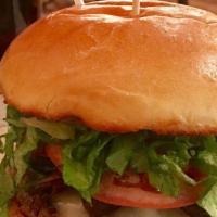 Bacon Classic · Beef patty, white Cheddar, Applewood Smoked bacon, lettuce, tomato, red onion, chipotle ketc...