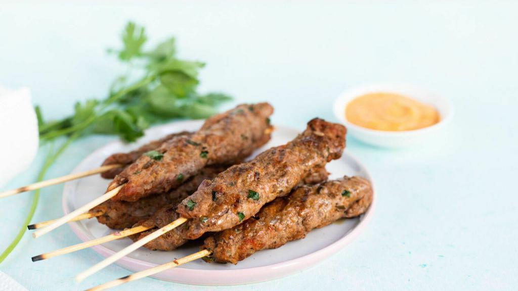 Kebap On A Stick  · All natural blend of beef and lamb perfectly season and juicy 5 oz meat (1pc)