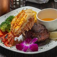 Surf And Turf · 7 oz Maine Lobster tail & 8 oz Grilled Fillet Mignon