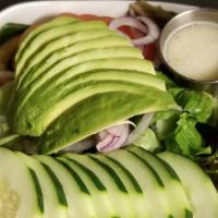 Avocado Salad · Fresh green salad with avocado.
