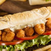 Fried Shrimps Sandwich  · W.Fries&Soda