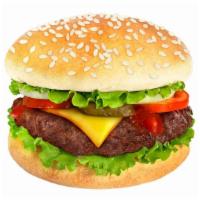 Cheeseburger · Satisfying Cheeseburger with coleslaw, tomatoes, pickles, ketchup, and Thousand Island sauce...