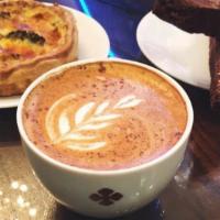 Cafe Latte · Café latte with our signature espresso, milk of your choice, and flavor of your choice. Hot ...