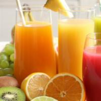 Sunrise Juice · Delicious and fresh pineapple, orange and carrot.