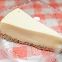 Ny Style Cheesecake · Made with finest ingredients, cream cheese, sugar and whole eggs.