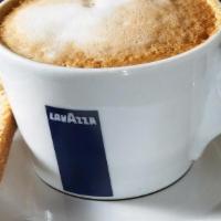 Cappuccino · organic espresso, steamed milk of your choice & foam