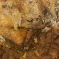 Chicken Stew With Rice And Beans · With can of soda.