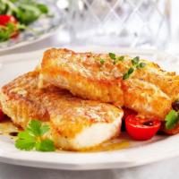 Grilled Tilapia · Perfectly grilled, moist tilapia.