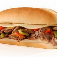 Hangover Steak · Perfect Philly cheesesteak sandwich for a hangover which includes eggs, steak, peppers, onio...