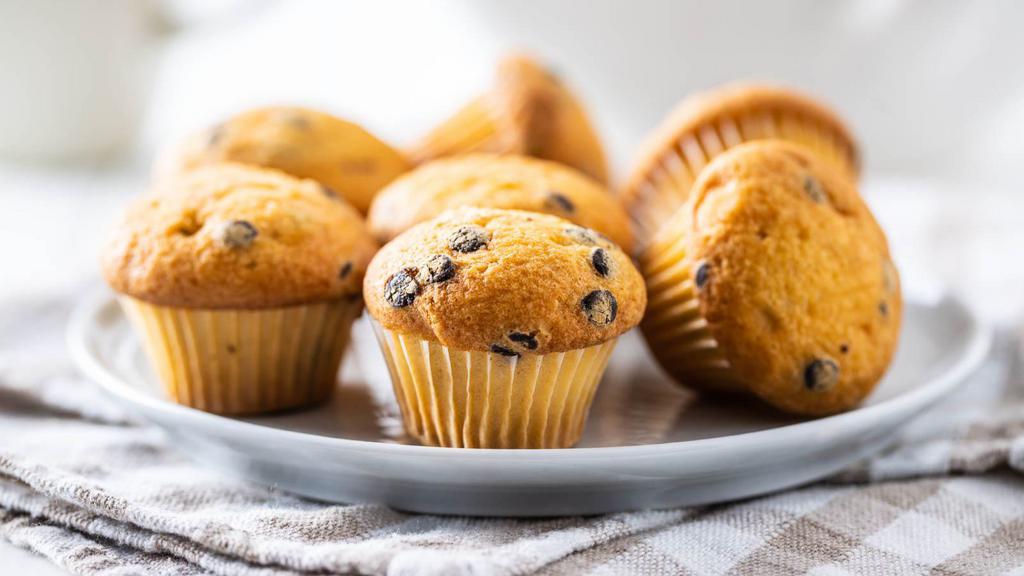 French Vanilla Chip Muffin · Fresh and moist muffin with french vanilla chips.