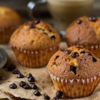 Chocolate Chip Muffin · Fresh and moist muffin with chocolate chips.