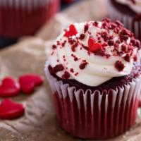 Red Velvet Cupcake · Classic red velvet cupcake.