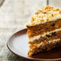 Carrot Cake · Delicious and moist cake with carrots.