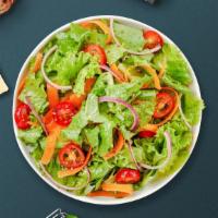 House Of Salads · (Vegetarian) Romaine lettuce, cherry tomatoes, carrots, and onions dressed tossed with lemon...