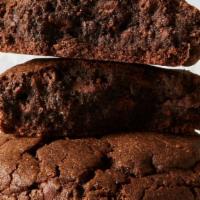 Triple Chocolate Walnut · Triple chocolate chip cookie made with chocolate dough, dark and milk chocolate chips and wa...