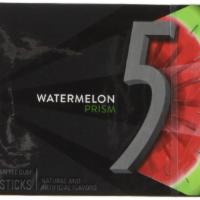 5 Gum Watermelon Prism Sugar Free Chewing Gum, 15 Pieces · 