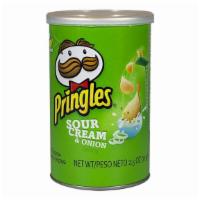 Pringles Potato Crisps Chips, Sour Cream & Onion · 2.5 Oz