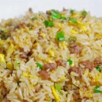Fried Rice With Eggs & Minced Beef生炒牛肉飯 · Choice with minced chicken or pork.