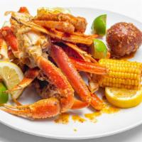 Tokyo Shak Crab · One pound of snow crab leg. one pound of shrimp, one pound of crawfish