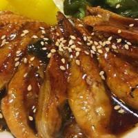 Unagi Don · Toasted eel over seasoned rice. Served with miso soup or green salad.