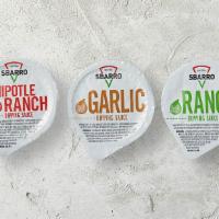 Dipping Cups · Your choice of Chipotle Ranch, Garlic or Ranch.