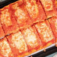 Square Cheese Pie · Famous square pizza