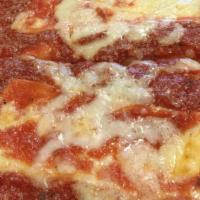 Square Cheese Pizza Slice · 