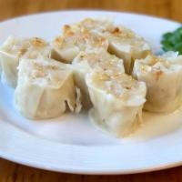 Shrimp Shumai (8 Pieces) · Steamed or fried dumplings stuffed with shrimp and onion wrapped in wheat flour skin. 
- Ste...