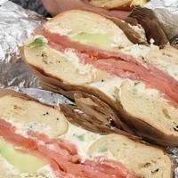 Breakfast Special · Bagel with butter, 2 eggs any style, choice of 2 side salads and a coffee.