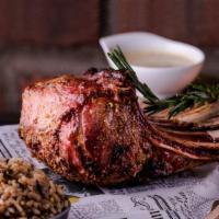 Australian Rack Of Lamb  · 14 oz, Pistachio Crust & Whole Grain Mustard Sauce